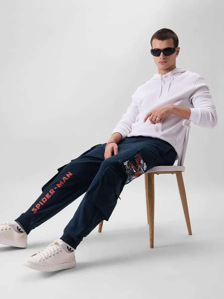 SPIDERMAN CARGO PANTS BAGGY FIT STREETWEAR - ECLATTE