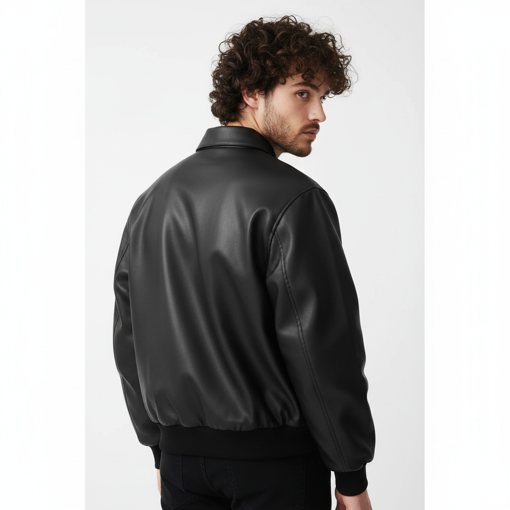 Black Leather Jacket for Men & Women — Eclatte