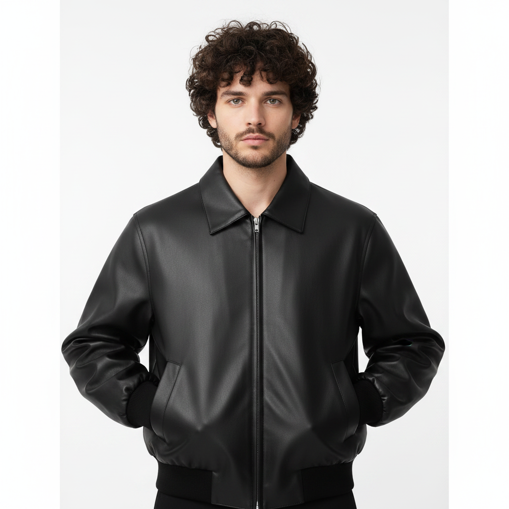 Black Leather Jacket for Men & Women — Eclatte