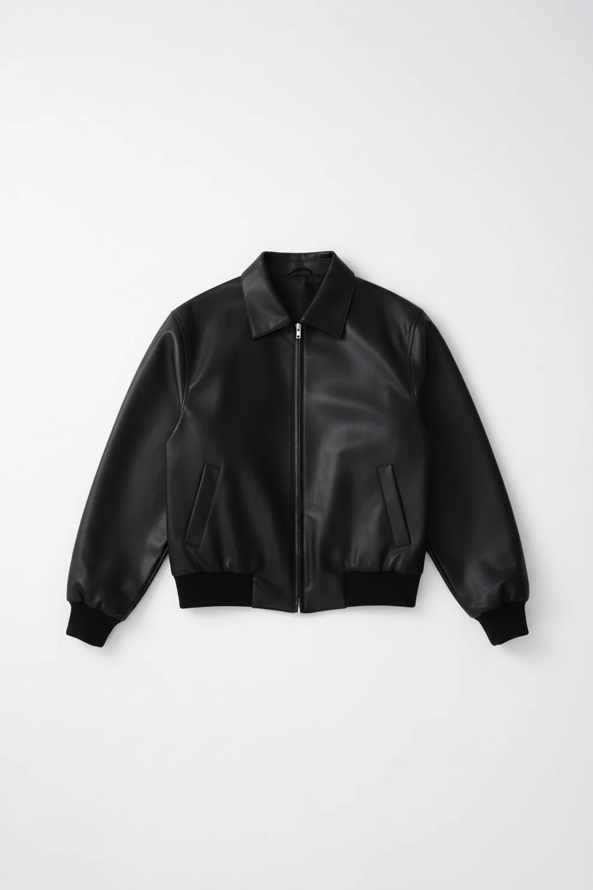 Black Leather Jacket for Men & Women — Eclatte