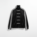 Black CNY Track Jacket | Chinese New Year Frog Button Streetwear Jacket for Men - Eclatte
