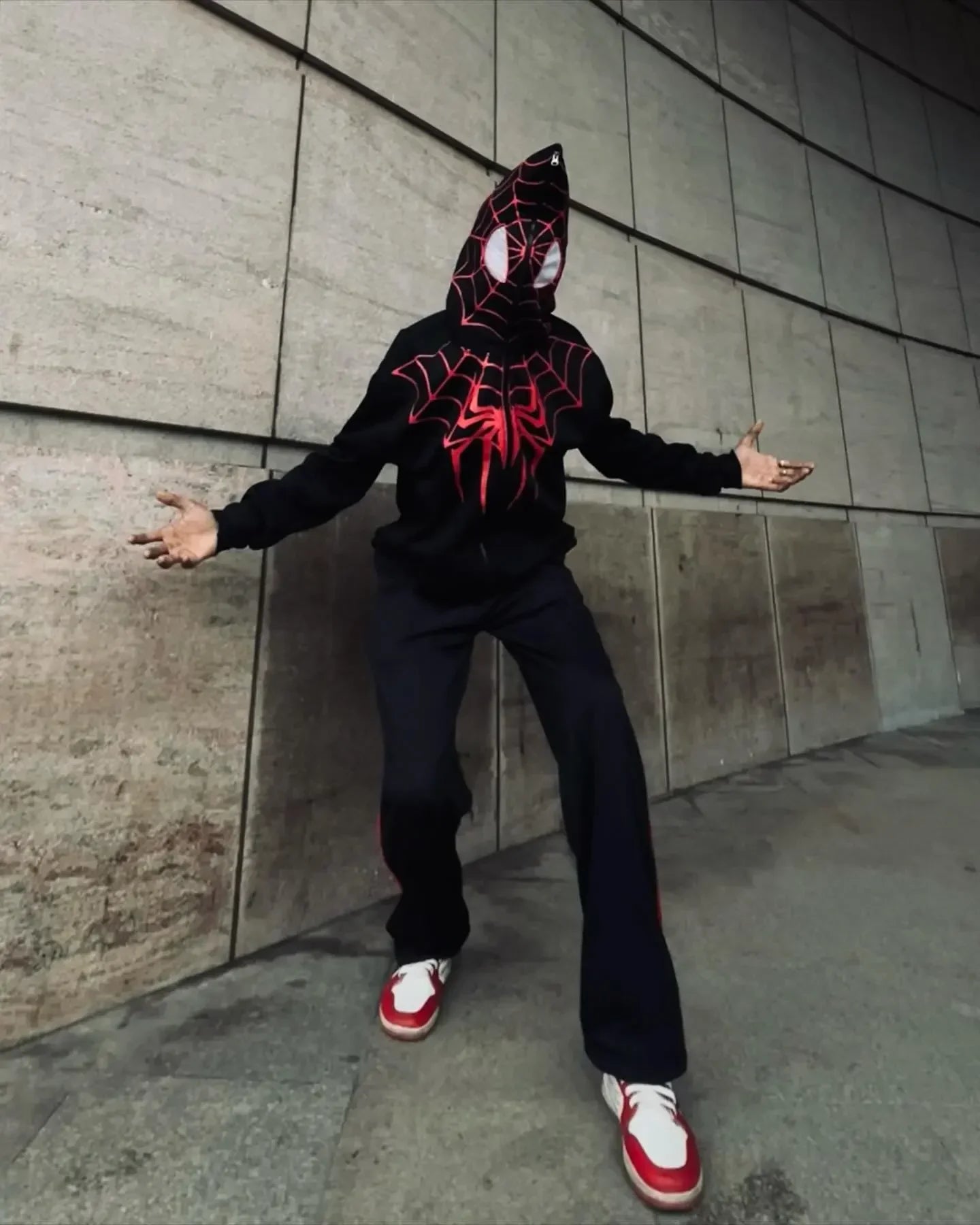 MILES MORALES SPIDERMAN ZIP-UP HOODIE | ECLATTE