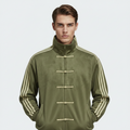 Olive Green CNY Track Jacket | Chinese Frog Button  Streetwear Jacket for Men | Eclatte