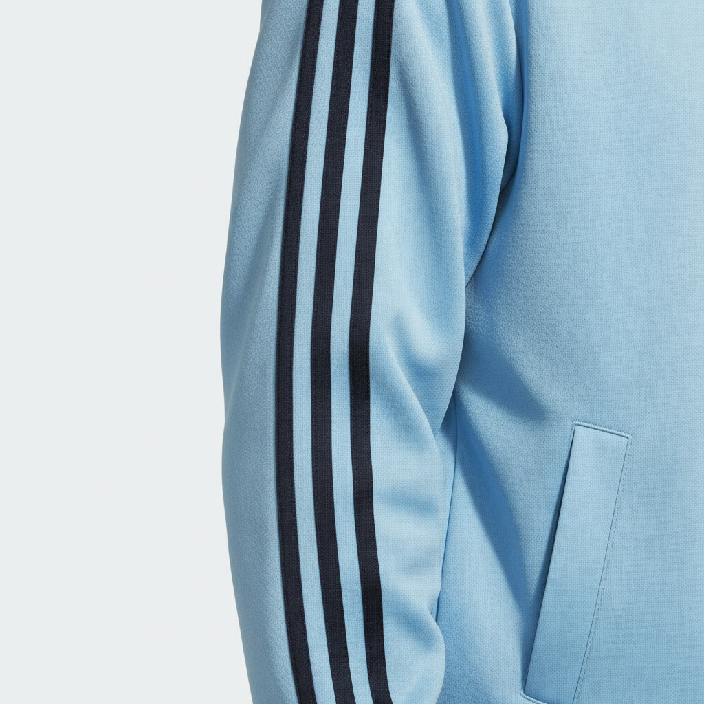 Sky Blue CNY Track Jacket | Chinese Frog Button  Streetwear Jacket | Eclatte